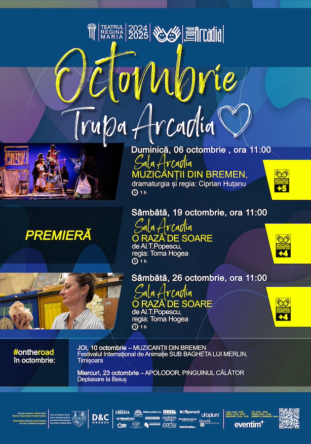 Program spectacole Teatrul Regina Maria Oradea